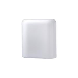 VASE LAYERS MEDIUM - BLANC OPALE