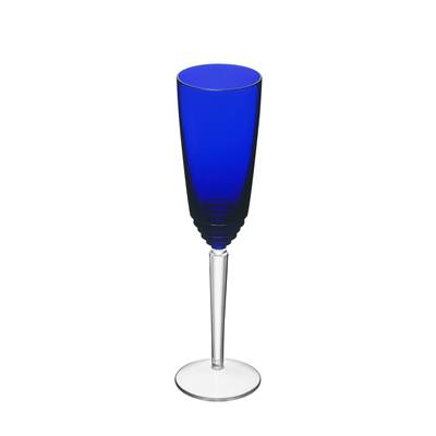 OXYMORE FLUTE A CHAMPAGNE BLEU FONCE