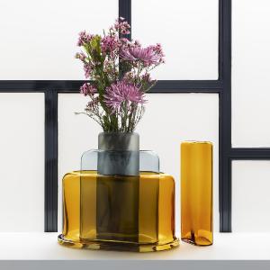 VASE LAYERS SMALL - GRIS FUMÉ
