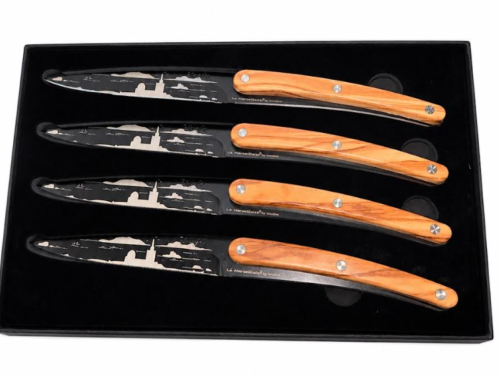 DEEJO SET DE 4, LE MARSEILLAIS BLACK