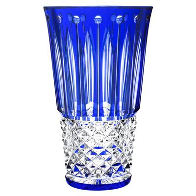 TOMMYSSIMO VASE H370 BLEU FONCE