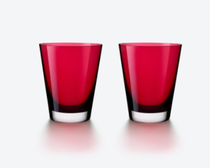 GOBELETS MOSAÏQUE ROUGE - BACCARAT