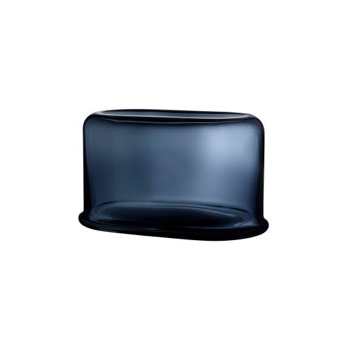 VASE LAYERS LARGE - BLEU ACIER