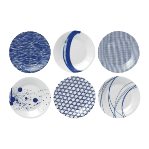 ASSIETTES  TAPAS BLEUES