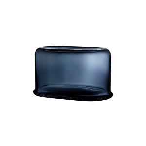 VASE LAYERS LARGE - BLEU ACIER
