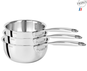 SÉRIE DE 3 CASSEROLES - CRISTEL