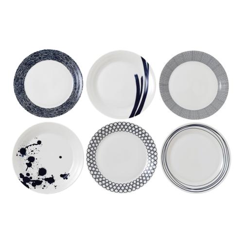 ASSIETTES À DÎNER BLEUES