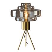 LAMPE EN MTAL ET EN VERRE