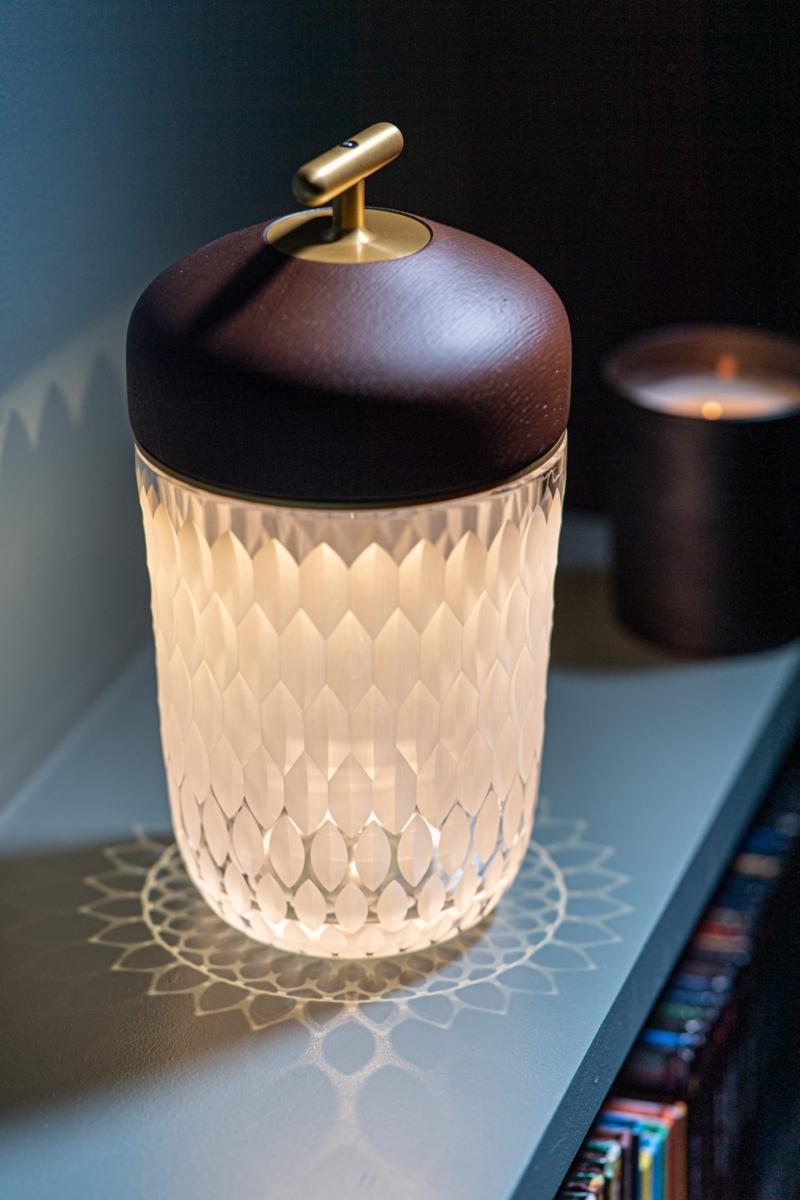 Saint-Louis - Folia Baladeuse Cristal, Bois foncé | Boutique Gaudin